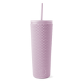 Textured Plastic Classic Tumbler with Straw Lid
